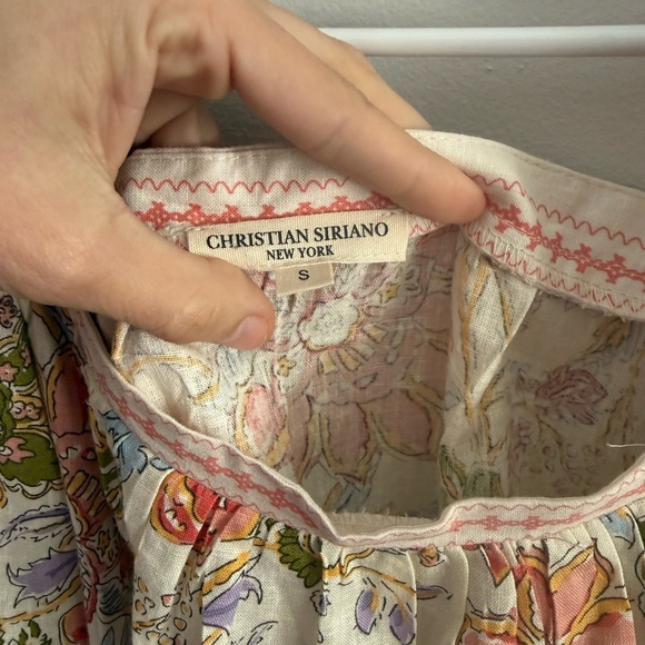 Christian Siriano Floral Lace Blouse - Picture 2 of 8